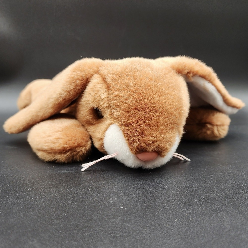 Ty Large Brown Hippity Beanie Buddies Bunny Rabbit Plush 2000 Easter Stuffed Toy